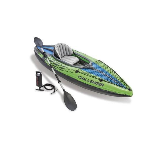 Intex Set Kayak Challenger K1 - 1 Personne - Vert