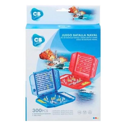 Jeu De Société - Cb Games - Bataille Navale - Bleu Et Rouge - 4 Ans Et Plus - 2 Joueurs Ou Plus