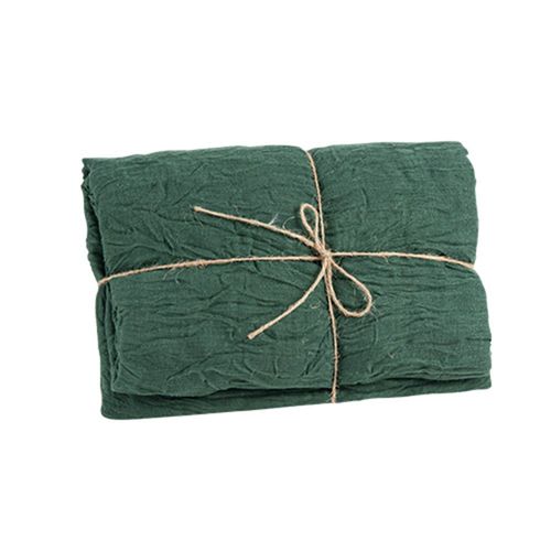 Chemin De Table Voile Étamine 90cmx3m Vert Anglais
