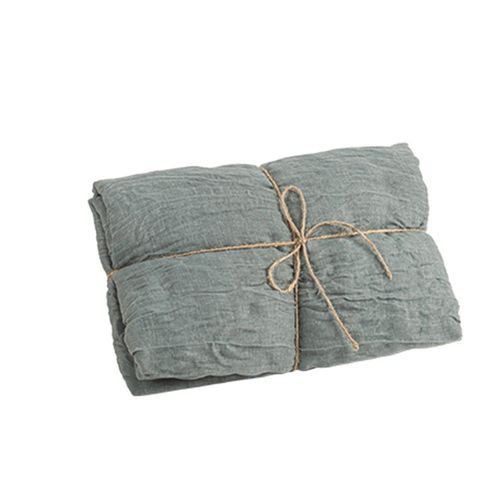 Chemin De Table Voile Étamine 90cmx3m Sauge