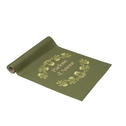 Chemin De Table Tissu Botanica 28cmx5m Pistache