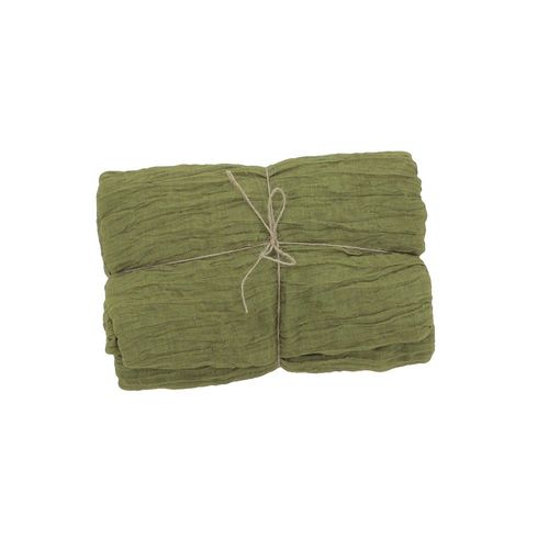 Chemin De Table Voile Étamine 90cmx3m Pistache