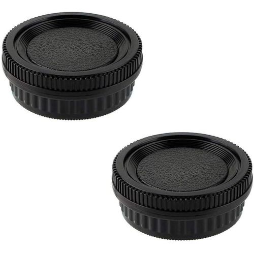 Wh1916 Lot De 2 + 2 Couvercles D'Objectif Arrière Compatibles Avec Pentax K-1 K-3 K30 K-5 K50 Ii K-7 K70 K-S1 K-S2 K100D K110D K200D Dslr Camera W/K Mount Lens