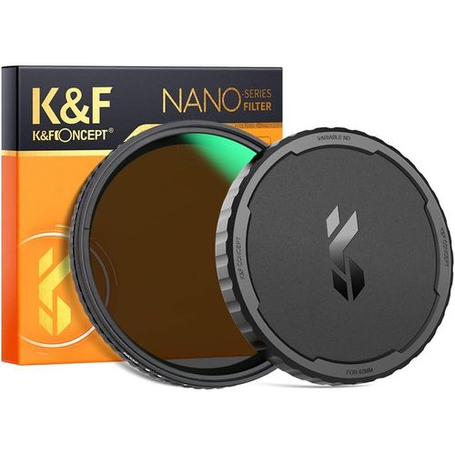 Kit De Filtre Nd Variable 72Mm De Nd2 À Nd32 1-5 Stops Sans Croix Et Bouchon En Silicone Pour Filtre Nd Variable