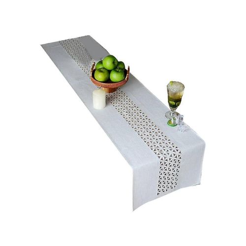 Chemin De Table Rectangulaire Chemin De Table De Jardin En Tissu Maison, Pour Les Pique-À L¿Intérieur Et À L¿Extérieur Holid