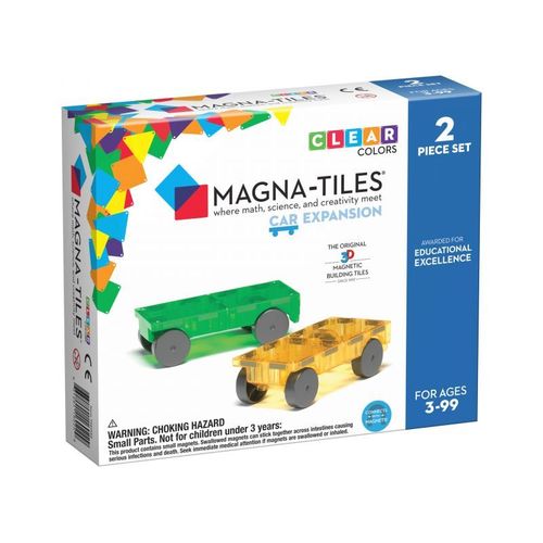 Magna Tiles 16022 Cars 2 Piece Expansion Set