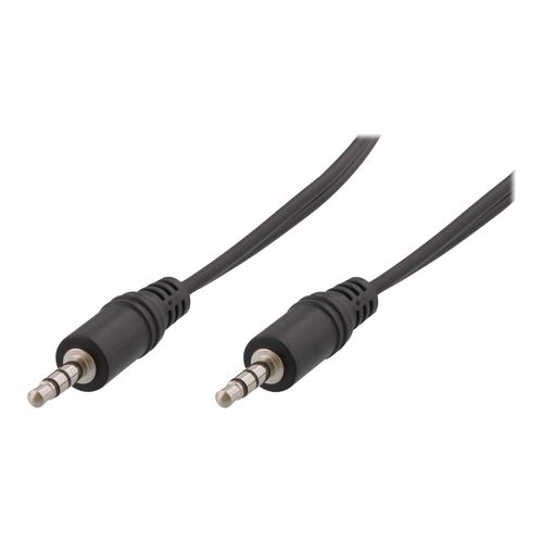T'nB Home Connect - Câble audio - prise audio de 3,5 mm mâle pour prise audio de 3,5 mm mâle - 80 cm - noir