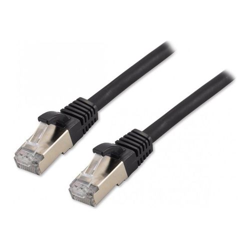 MCL - Câble réseau - RJ-45 (M) pour RJ-45 (M) - 15 m - 6 mm - SFTP - CAT 8.1 - sans halogène, sans crochet - noir