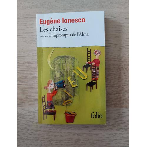 Livre Les Chaises  De Eugène Lonesco