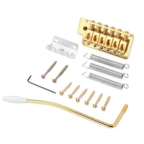 Système De Chevalet De Trémolo Pour Guitare Électrique St 6 Cordes Simple Rouleau Cordier Selle Chevalet De Guitare Ac