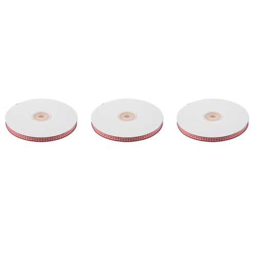 3x 45m Artisanat ? Coudre ? De Longueur Totale De La Bobine,6mm Rouge