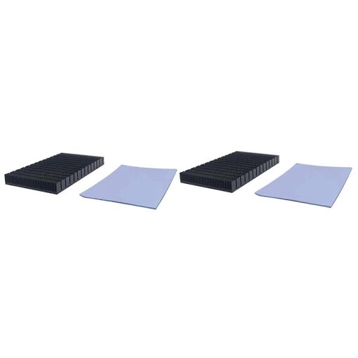 2 pcs radiateur en aluminium bricolage pour rtx 3080 3090 carte gra...