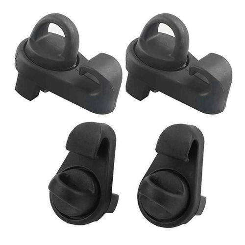 4 Pcs Crochet De Piste De Corps De Voiture Pour 2007-2022 Mini Attaches Pont Rail Rail Lit Rail