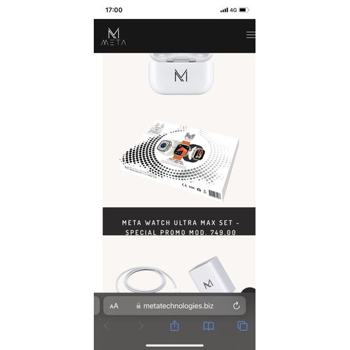 Set Montre Meta Ultra Max 10