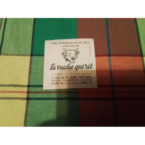 Bon Pour Un Buvard La Vache Qui Rit