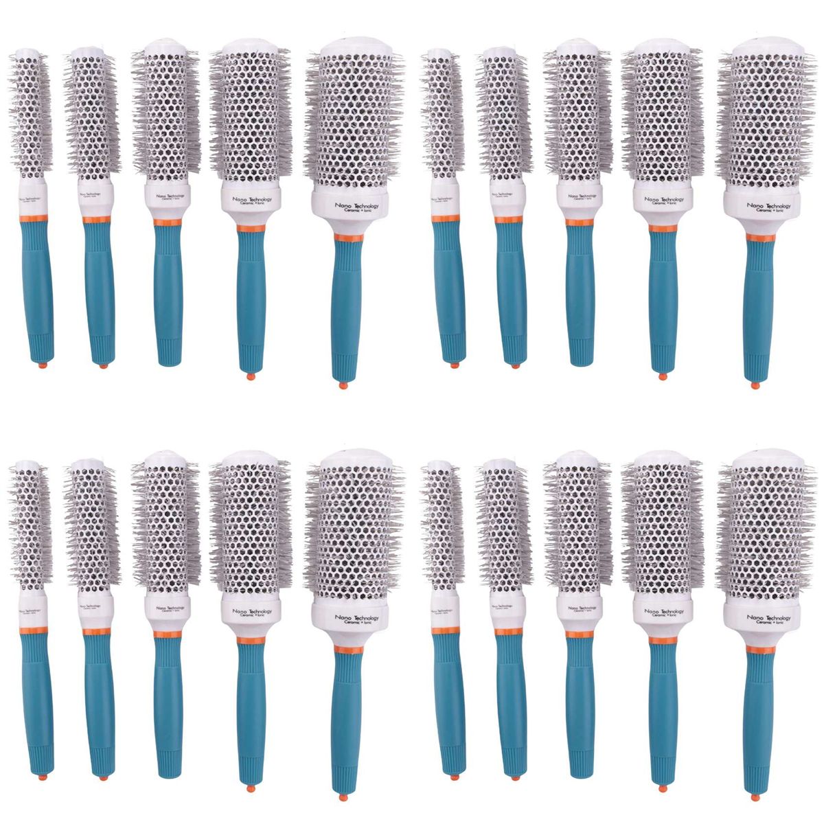 4X Rouleau Peigne Professionnel 5 Taille Brosses de Coiffure Cheveux R¿¿sistant ¿¿ Haute Temp¿¿rature Ronde Peigne Cheveux Coiffant Outil Brosse ¿¿ Cheveux