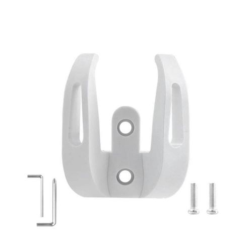 Crochet Universel Pour Trottinette ¿¿Lectrique Pour Casque 1s / ¿¿ Double Griffe Grip Scooter Poign¿¿E Crochet Blanc