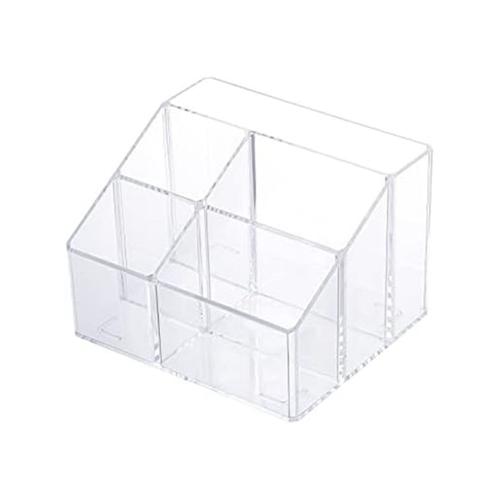 Organisateur De Stylo Transparent Pour Bureau, Rangement De Fournitures De Bureau En Plastique Et Bo?Te D'accessoires Pour Marqueur, Papeterie, Pot ¿¿ Crayons B