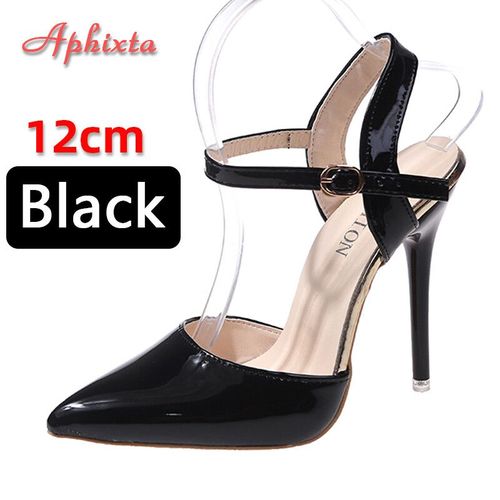Aphfête Ta-Sandales À Talons Aiguilles Super Hauts Pour Femmes,12cm,Chaussures De Soirée Pointues,Grande Taille 48