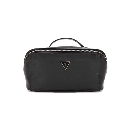 Trousse Guess triangle G Femme Noir