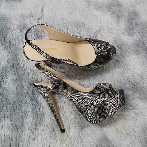 Escarpins À Talons Aiguilles Pour Femmes,Plateforme De 14cm,Talons Super Hauts,Sandales Sexy À Bout Ouvert,Robe De Soirée Gladiateur,Chaussures Pour Femmes,Grande Taille 44,Nouvelle