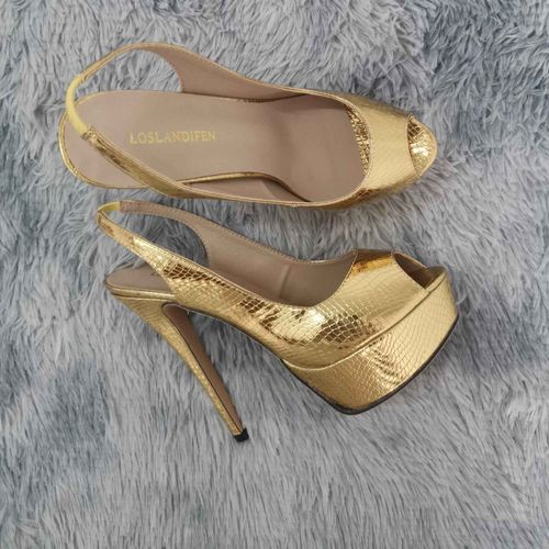 Escarpins À Talons Aiguilles Pour Femmes,Plateforme De 14cm,Talons Super Hauts,Sandales Sexy À Bout Ouvert,Robe De Soirée Gladiateur,Chaussures Pour Femmes,Grande Taille 44,Nouvelle