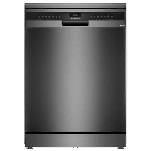 Lave-vaisselle pose-libre, 60 cm, blackSteel Siemens SN23EC03ME