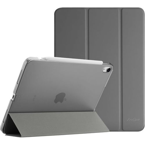 Coque Pour Ipad Air 11 Pouces(M3)2025/(M2)2024,Air 5ème 2022/4ème 2020 10.9 Pouces,Étui De Protection Anti-Chute,Rabat Magnétique Stable -Gris