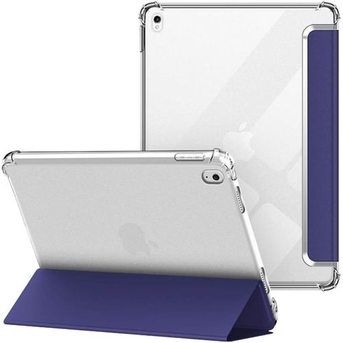 Coque Pour Ipad Air 3 2019,Pro 10,5 Pouces 2017,Étui Arrière Souple Et Transparent En Tpu,Housse De Protection Antichoc,Smart Shell Résistant Avec Veille/Réveil Automatique,Bleu Marine