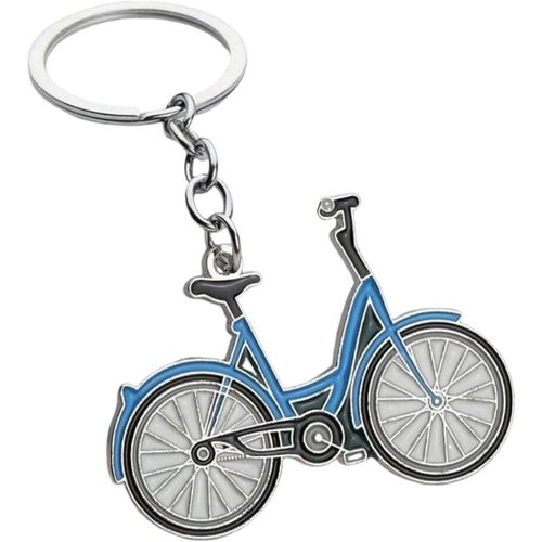1 Porte-Clés,Porte-Clés De Vélo,Porte-Clés De Cycliste,Breloque Accessoire Pour Dames Et Filles Passionnées De Cyclisme(Bleu)