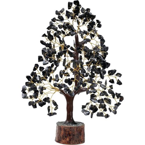 Tourmaline Noire-Arbre Chakra De La Vie-Arbre En Cristal-Énergie Positive-Fait À La Main-Porte-Bonheur-Guérison-Chakra-Cadeau De Prospérité-Décoration Feng Shui-300