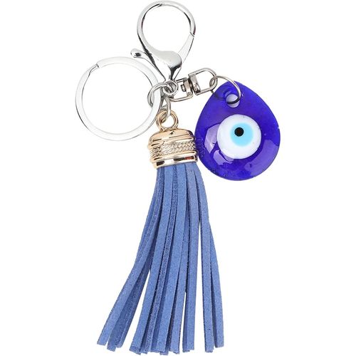 Breloques Pendentifs Porte-Clés De Mauvais,?il Bleu Turc Bonne Chance Femme Hibou Amulette Verre Artisanal Ornement Suspendu Boucle Bijoux Chanceux Alliage Décor Maison Cadeau Bénédiction