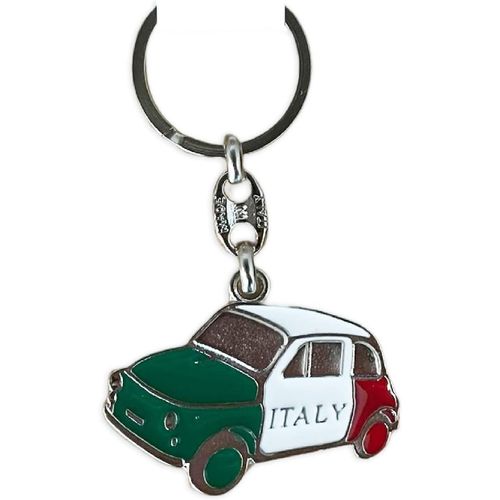 Porte-Clés À Anneau À Chaîne Avec Symbole Emblématique De L¿Italie,Fabriqué En Italie,Parfait Comme Souvenir Ou Objet De Collection,Unisexe