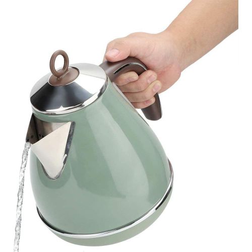 Bouilloire Électrique Vintage Style Vintage Chaudière À Eau Théière En Acier Inoxydable Théière Électrique Pour Hôtel Restaurant Maison Prise Européenne 220V-240V 1.7L