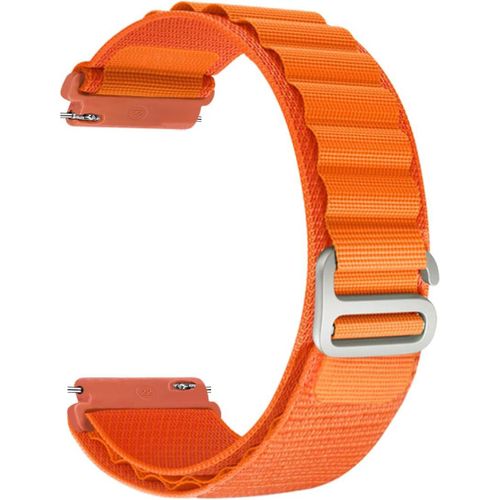 Alpine Loop Compatible Avec Samsung Galaxy Watch 46mm/Watch 3 45mm/Gear S3 Frontier Bracelet Pour Huawei Watch Gt5/Gt4/Gt3/Gt2/Gt 2e 46mm Homme Femme Nylon Band Tissées Bande 22mm,Orange
