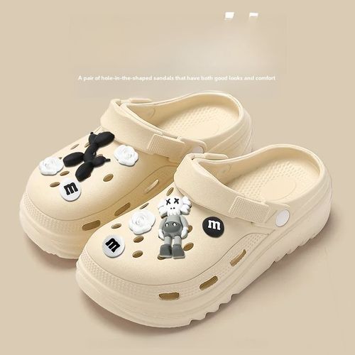 Sandales D'été À Semelle Optique Pour Femme,Pour La Maison,L'intérieur,La Plage,Semelle Extérieure En Pvc,Support De Talon À Réinitialisation,Pantoufles,Vente En,2024