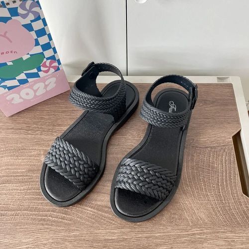 Sandales Polyvalentes À La Mode Pour Femme,Style Romain,Pio Astronomique,Anti-Ald,Parfait Pour Les Vacances,Vêtements De Plage,Nouvelle Été