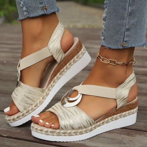 Sandales Basses En Cuir Pour Femmes,Sabots D'été,Respirants,Imbibés,Beige,Grande Taille,Muffins,Chaussures À Talons Bas,Mode 2025