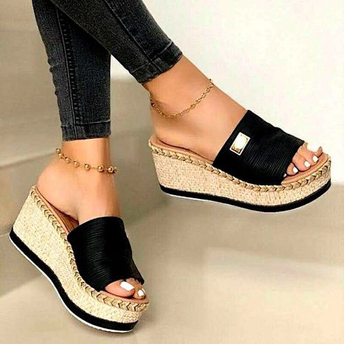 Sandales Optiques À Talons Hauts Pour Femmes,Chaussures Astronomiques Décontractées,Mules À Plateforme,Pantoufles De Loisirs D'été