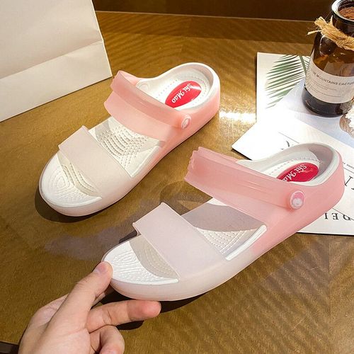 Sandales D'été Antidérapantes Pour Femme,Chaussures En Caoutchouc Confortables,Pantoufles Et Sandales De Plage D'nik,Offre