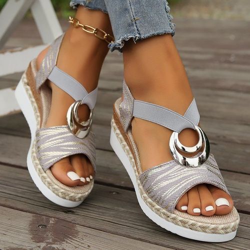 Sandales Basses En Cuir Pour Femmes,Sabots D'été,Respirants,Imbibés,Beige,Grande Taille,Muffins,Chaussures À Talons Bas,Mode 2025