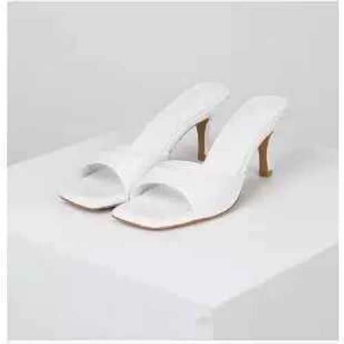 Pantoufles D'été Pour Femmes,Sexy,Grande Taille,Chaussures À Talons Fins,Pantoufles Décontractées Pour Dames