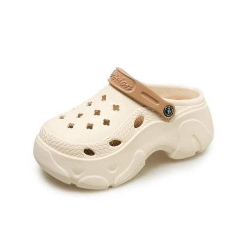 Sandales À Semelle Optique Pour Femmes,Chaussures De Jardin À Plateforme,Pantoufles De Plage Épaisses Et Coordonnantes,Mode 2024
