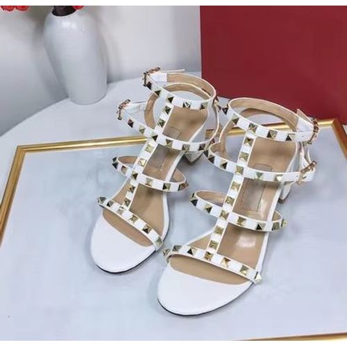 Sandales De Marque Célèbre Pour Femmes,Chaussures Nhydrshoes Avec Cuir Microcarence Clouté Or,Escarpins De 6cm 43