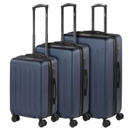 Valises. Lot De Valise Rigides 4 Roulettes - Valise Grande Taille, Valise Soute Avion, Bagages Pour Voyages.Ensemble Valise Voyage. Verrouillage À Combinaison