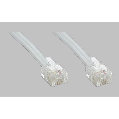 TECHNIMEDIA 9139TM03 Cable RJ11 Haut-Debit ADSL - 5 m - Blanc