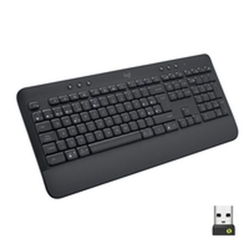 Logitech Signature K650 - Clavier - sans fil - Bluetooth 5.1 - QWERTY - Espagnol - graphite