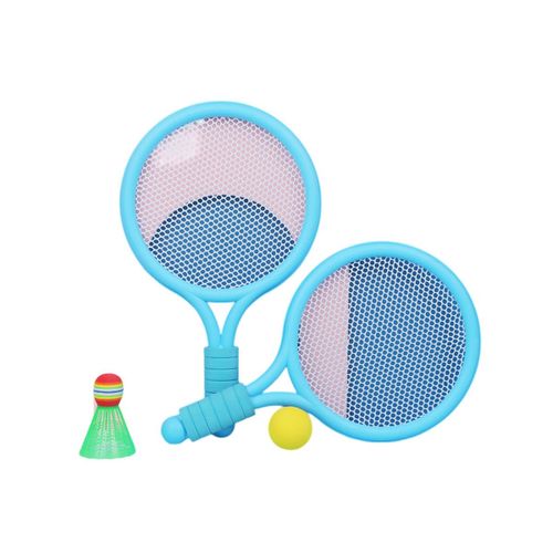 1 Ensemble De Raquettes De Badminton De Tennis De Plage De Couleur Bleue Pour Sports De Plein Air Mini Raquette De Badminton Raquette De Plage Pour Enfants