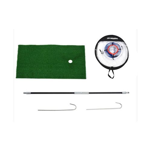 Golf Int¿¿Rieur Et Ext¿¿Rieur Filet De Coupe Pitching Cage Pad Pratique Simple Net Golf Training Aides Au Golf Avec Pad
