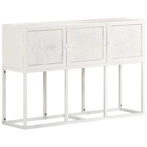 Buffet 115x30x76 Cm Bois De Manguier Massif